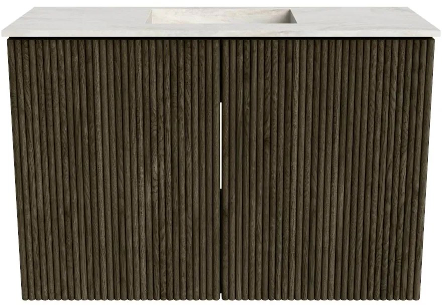 Mondiaz Joya DLux 60cm toiletmeubel shadow met wastafel faye midden zonder kraangat ostra