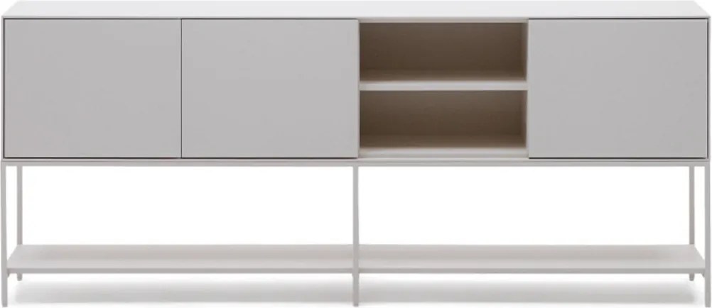 Kave Home Vedrana Wit Design Dressoir Op Hoge Poten 195 Cm - 195x40x80cm.