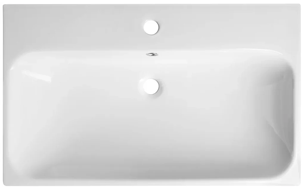 Sapho Toridi keramische wastafel 76x46,5cm wit