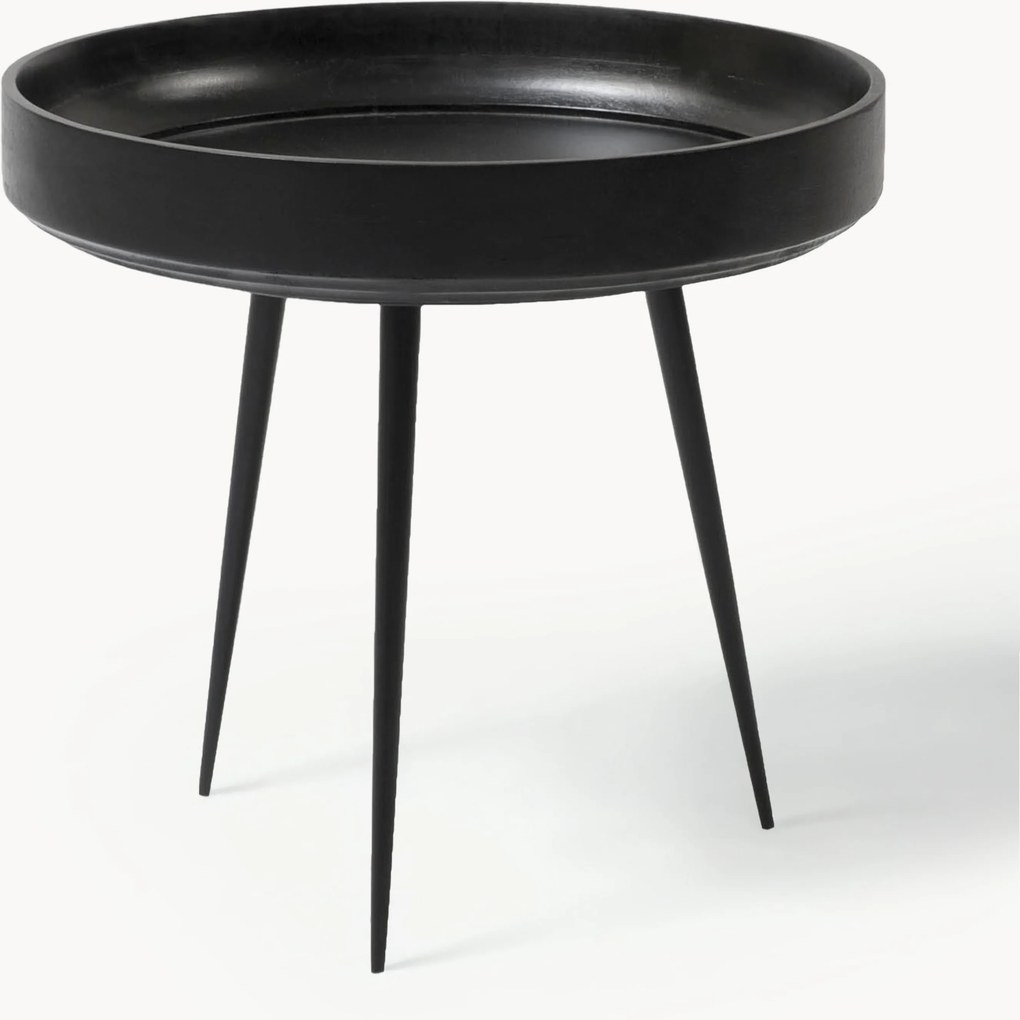 Ronde bijzettafel Bowl van mangohout