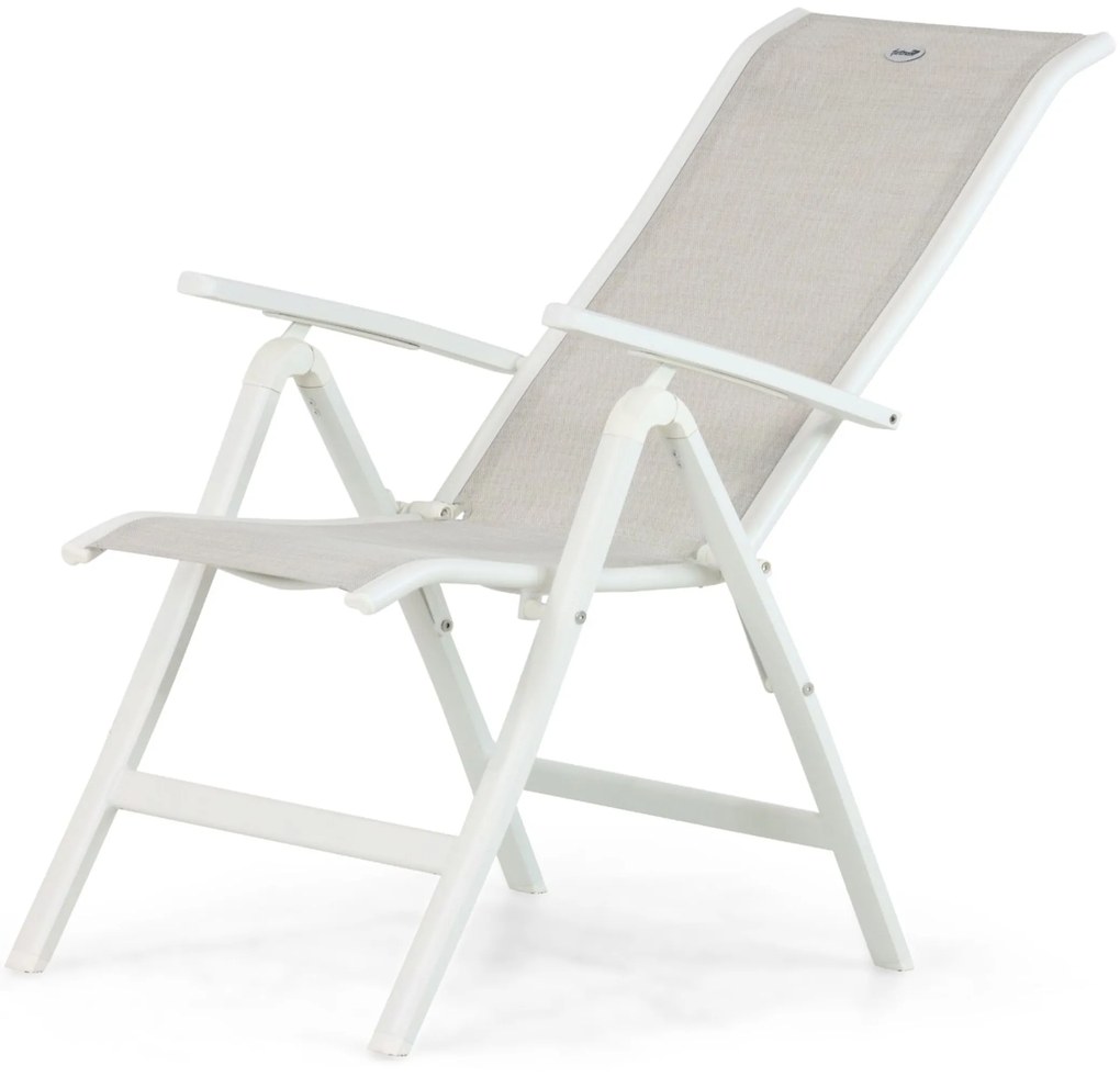 Hartman Alice Comfort Standenstoel Aluminium/textileen Wit