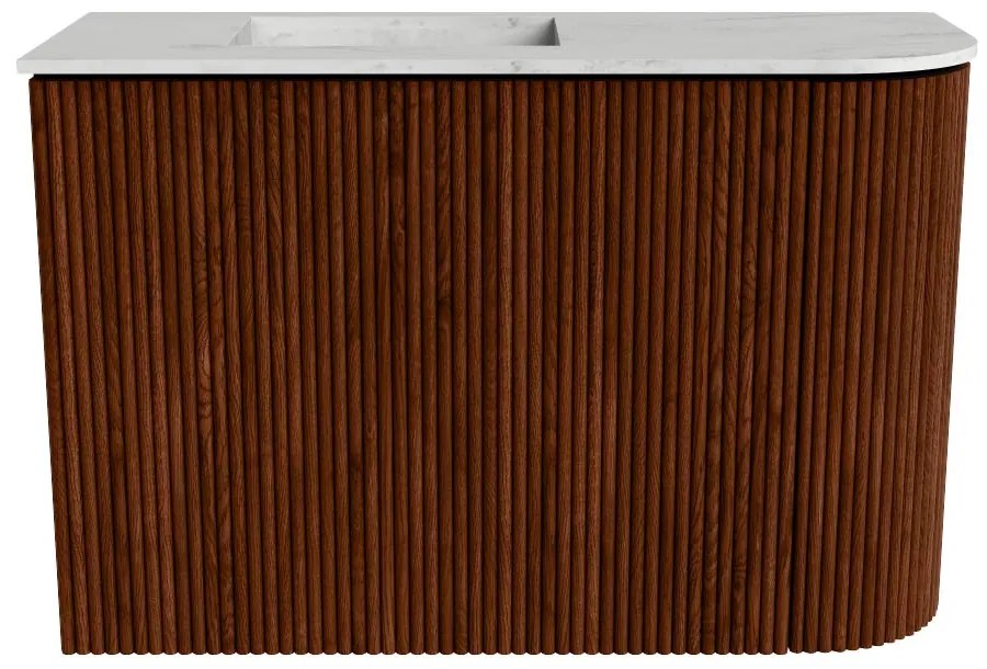 Mondiaz Joya DLux 60cm toiletmeubel ronding rechts ruby met wastafel faye links zonder kraangat opalo