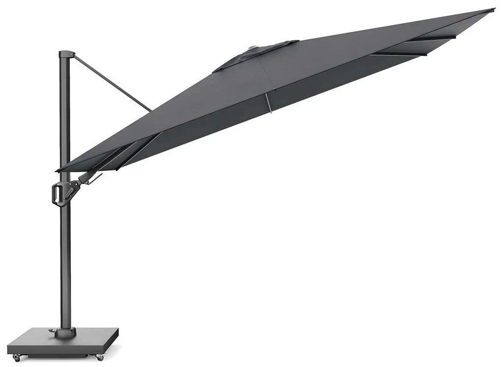 Platinum Challenger Zweefparasol .x.m T Premium (excl. Voet) Aluminium Zwart