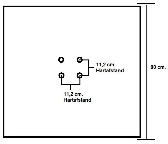 GI Hawaii zweefparasol 350 cm. - zwart - met voet en hoes