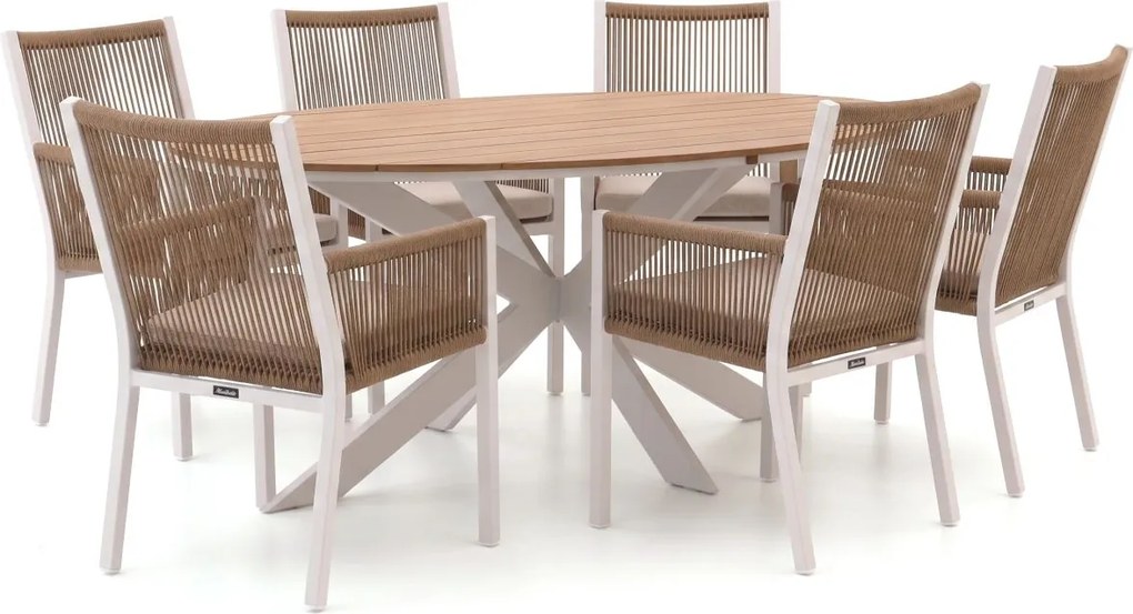 Diningset Manifesto  | 6 personen | Tuinset polywood | 7-delig | Kees Smit Tuinmeubelen