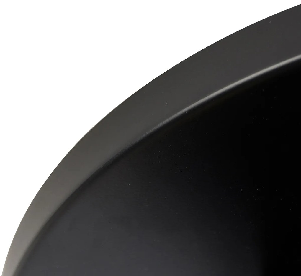 Industriële spot zwart met messing 3-lichts - Haicha