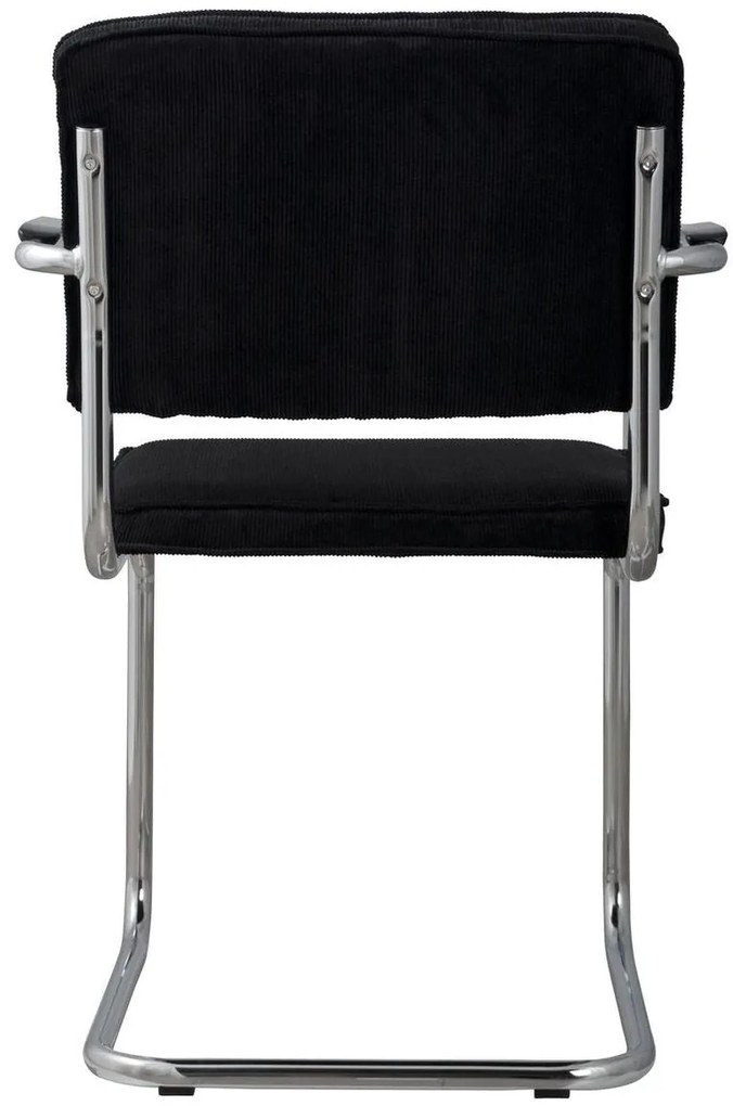 Zuiver Armstoel  Ridge Rib - Zwart