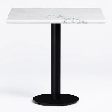 Vierkante Bar Tafel Van Rocher Marmer Wit Marmer & ~60 Cm - Sklum