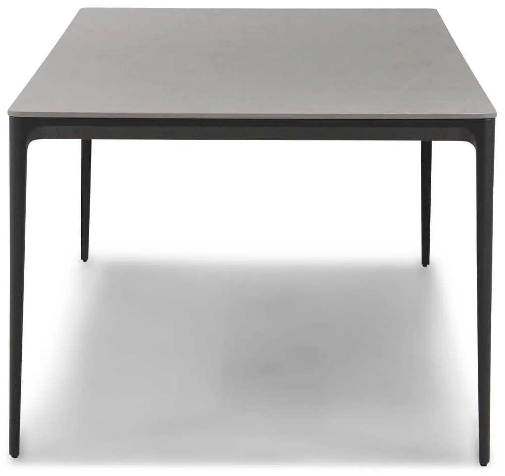 Dining Tuintafel   240 x 100 cm Aluminium Grijs  Gianna