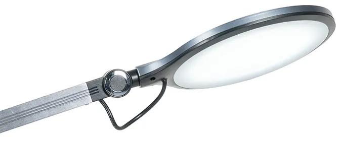 Design tafellamp met dimmer grijs incl. LED met touch en inductielader - Don Design Binnenverlichting Lamp