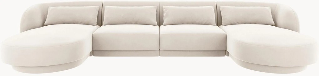 Panoramasofa Tulum (5-zits) in fluwelen look