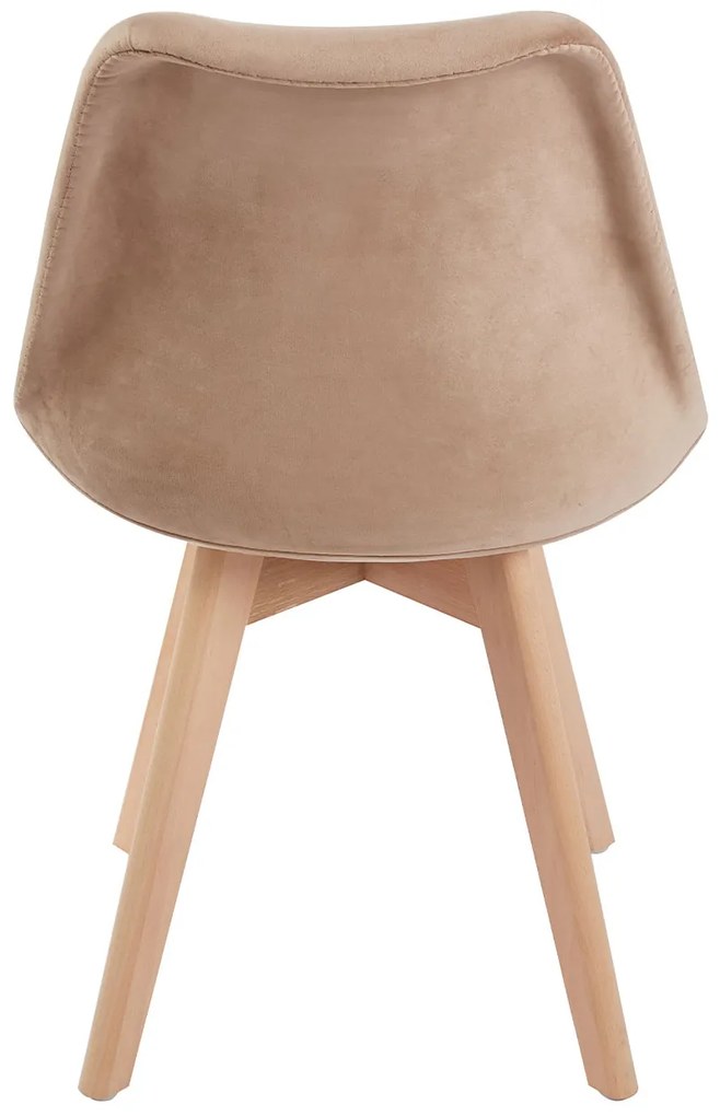 Set van 4 Synk Fluwelen Stoelen