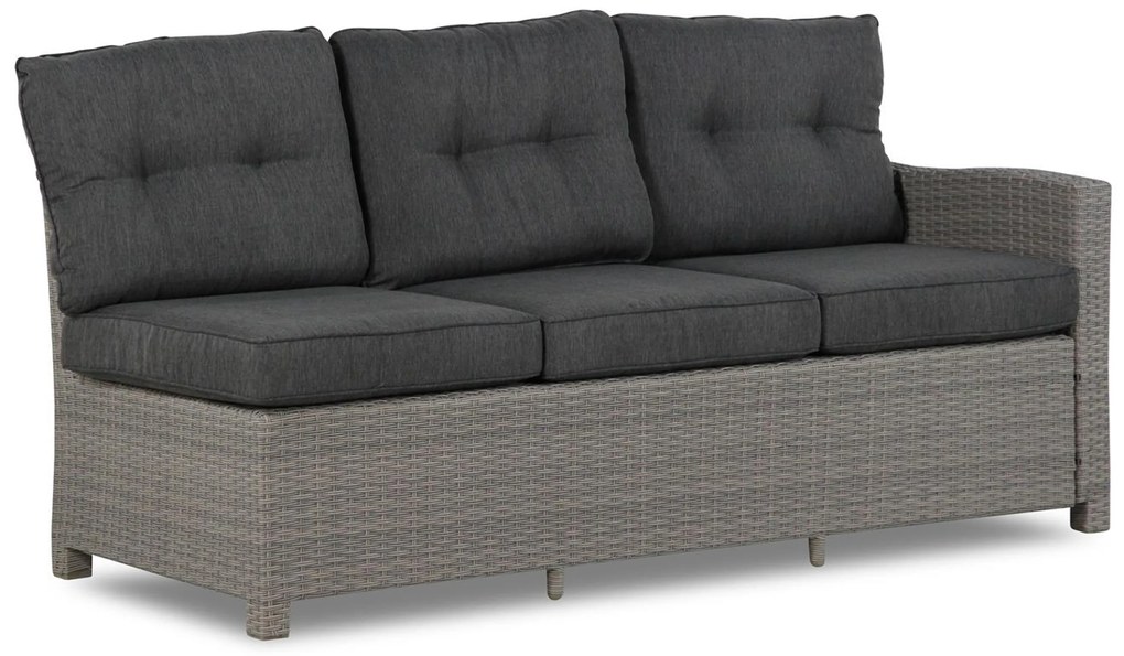 Hoek loungeset 5 personen Wicker Taupe  Domani Furniture Oslo