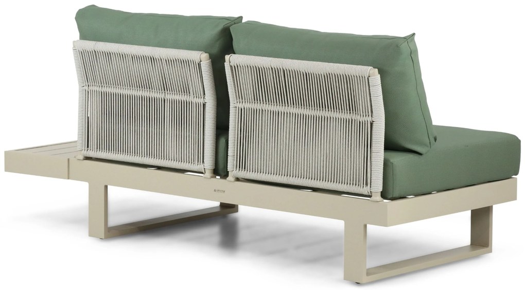 Hoek loungeset 5 personen Aluminium Taupe  Lifestyle Garden Furniture Lorenzo