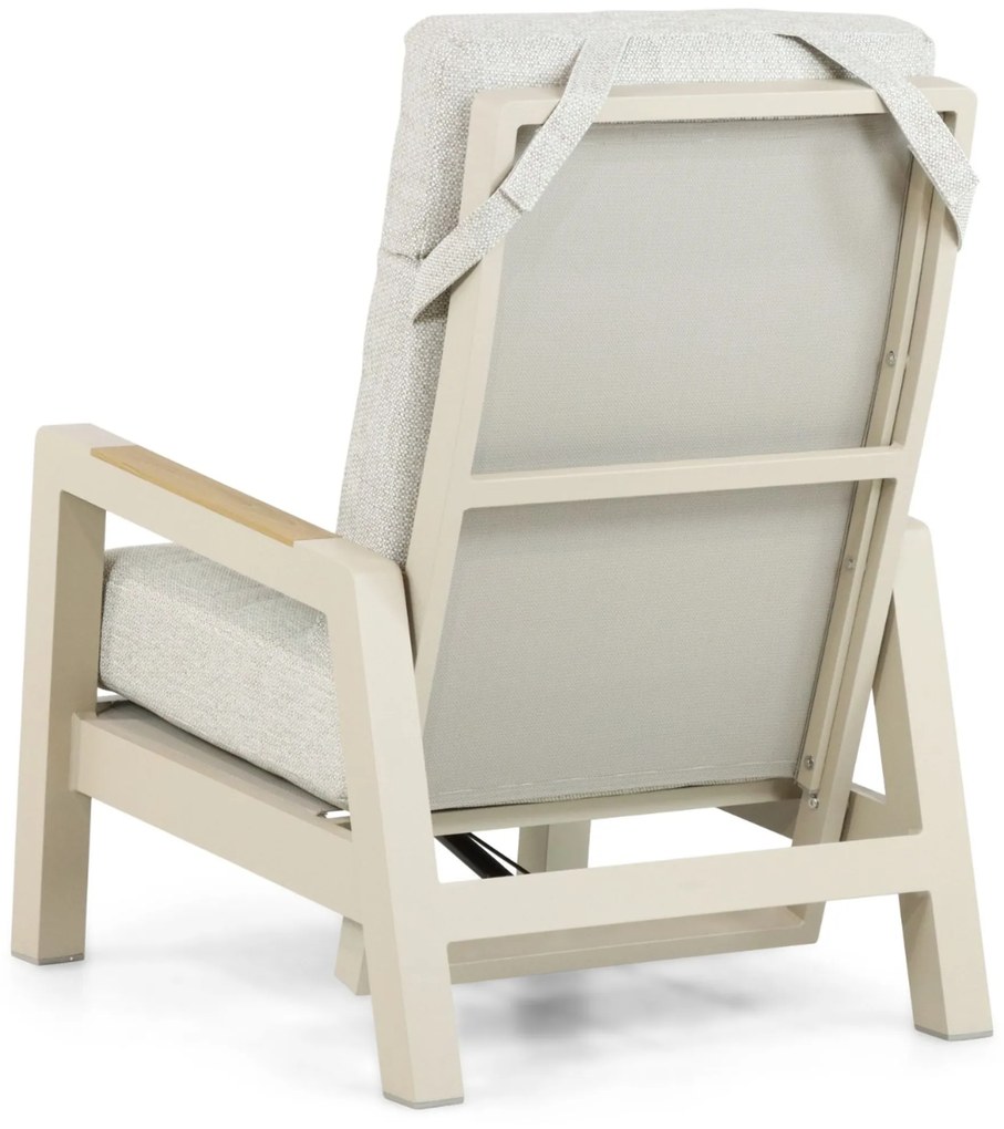 Bistroset 1 persoon Aluminium Taupe Lifestyle Garden Furniture Evora