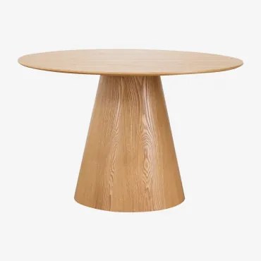 Ronde Houten Eettafel (ø120 Cm) Aura Essenfineer - Sklum