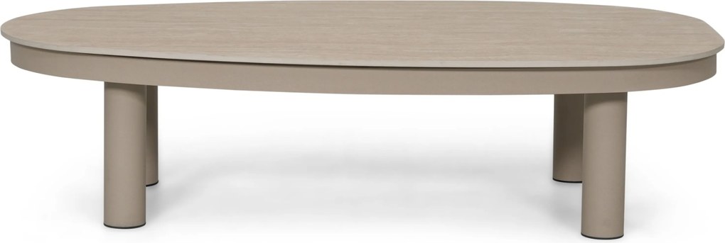 Stoel en Bank Loungeset 5 personen Aluminium Zand/Beige  Lifestyle Garden Furniture Organio/Mira