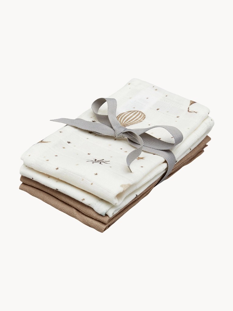 Babymousseline doekjes Dreamland van biokatoen, set van 4