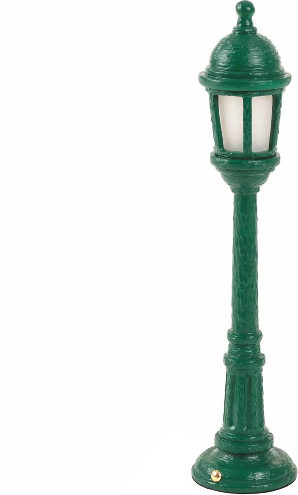 Seletti Street Lamp tafellamp LED oplaadbaar groen