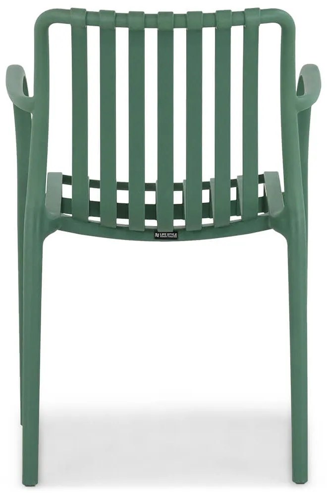 Tuinstoel stapelbaar Kunststof Groen Lifestyle Garden Furniture Alano