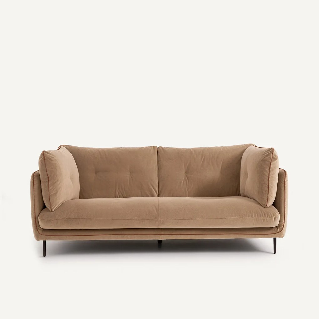 Compacte bank van stonewashed fluweel, BOTERO