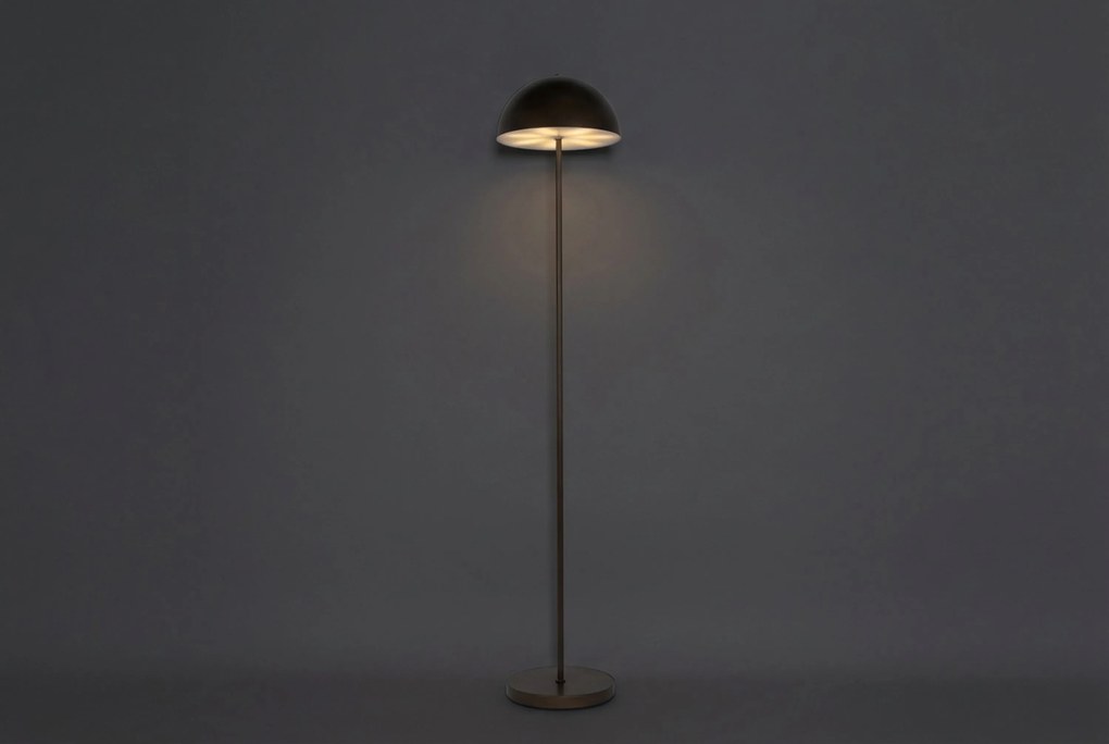 Buiten Vloerlamp Mushroom Donkerbrons Oplaadbaar - Keira Kunststof /Staal Taupe