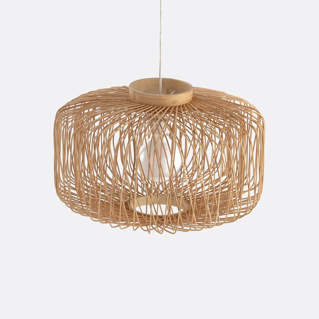 Hanglamp in bamboe Ø44 cm, Yaku