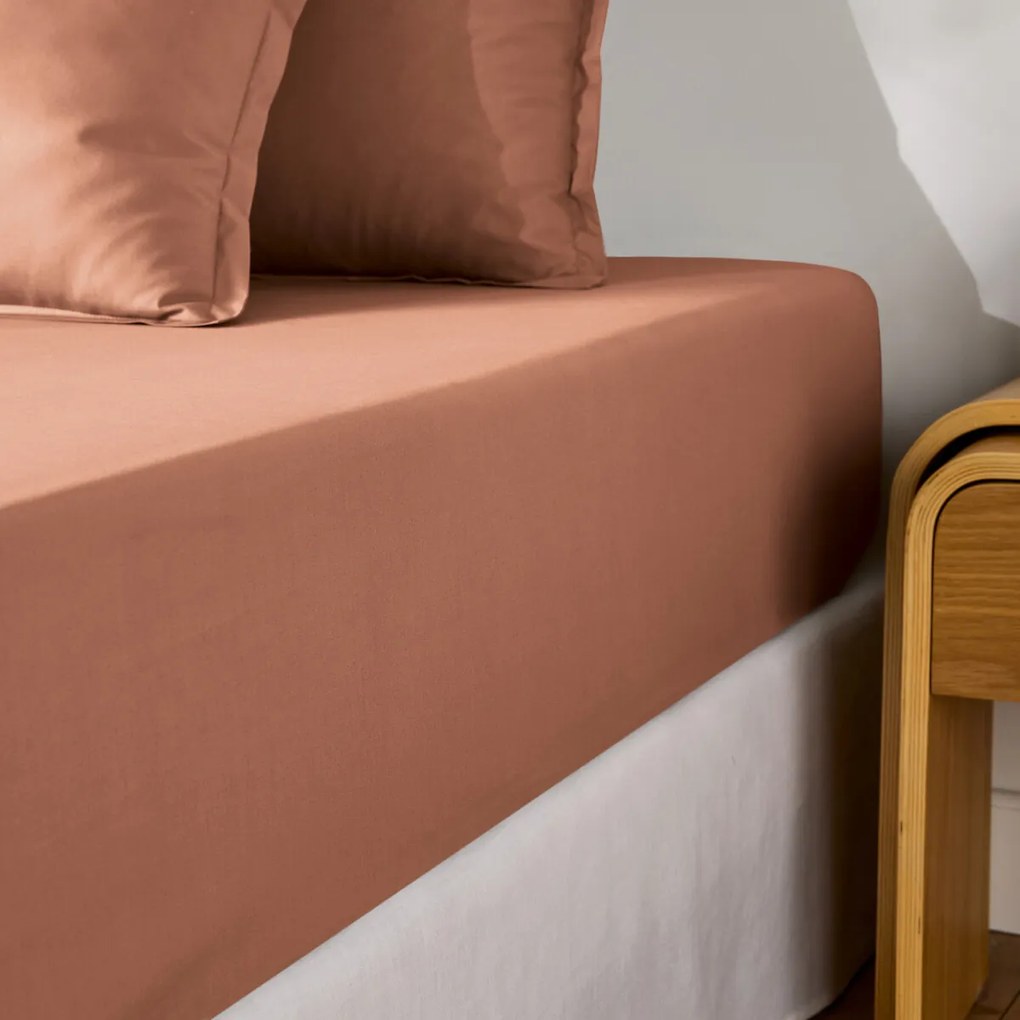 Hoeslaken perkal katoen, 80 draden, 30 cm kop, Scenario