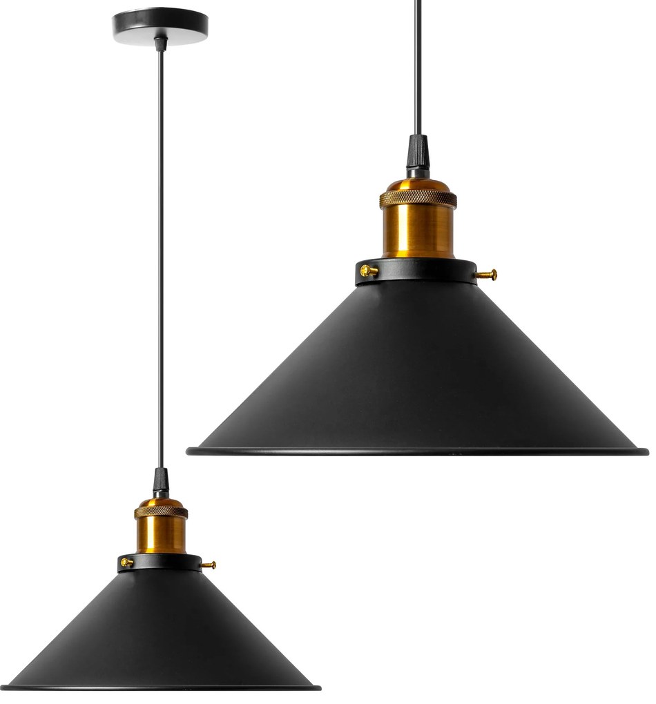HANGLAMP PORTO ZWART
