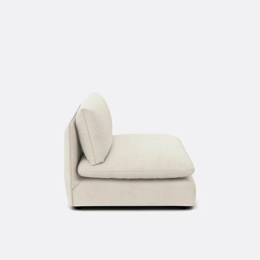 Zetelelement voor modulaire bank, in polyester, MALO