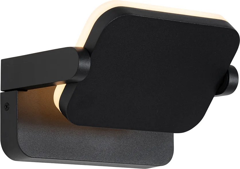 Buiten wandlamp zwart incl. LED verstelbaar - Kamile