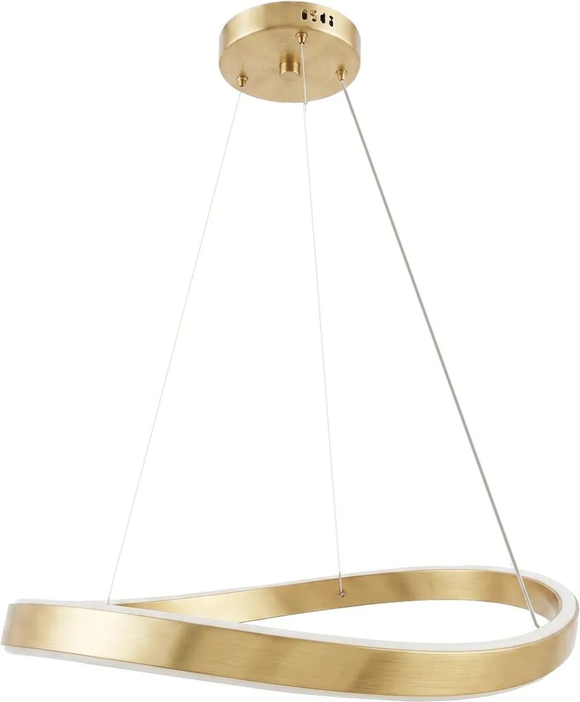 PLAFOND HANGENDE LAMP SWE067-CP 60cm BRUSH GOLD