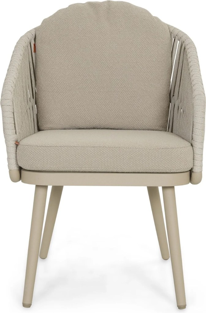 Tuinset 6 personen 240 cm Rope Zand/Beige Santika Furniture Santika