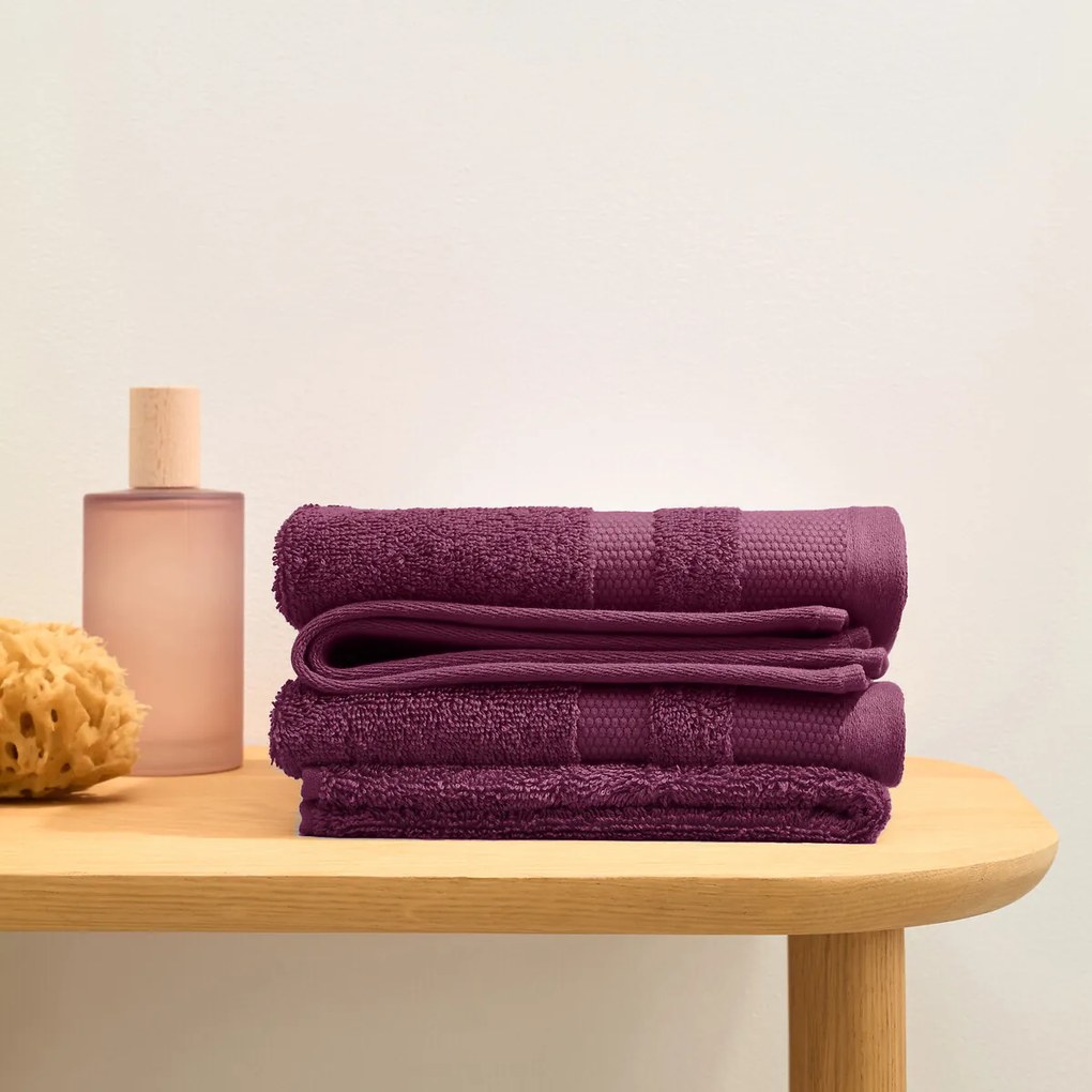 Set van 4 Egyptisch katoenen gastendoekjes 600g/m², Kheops