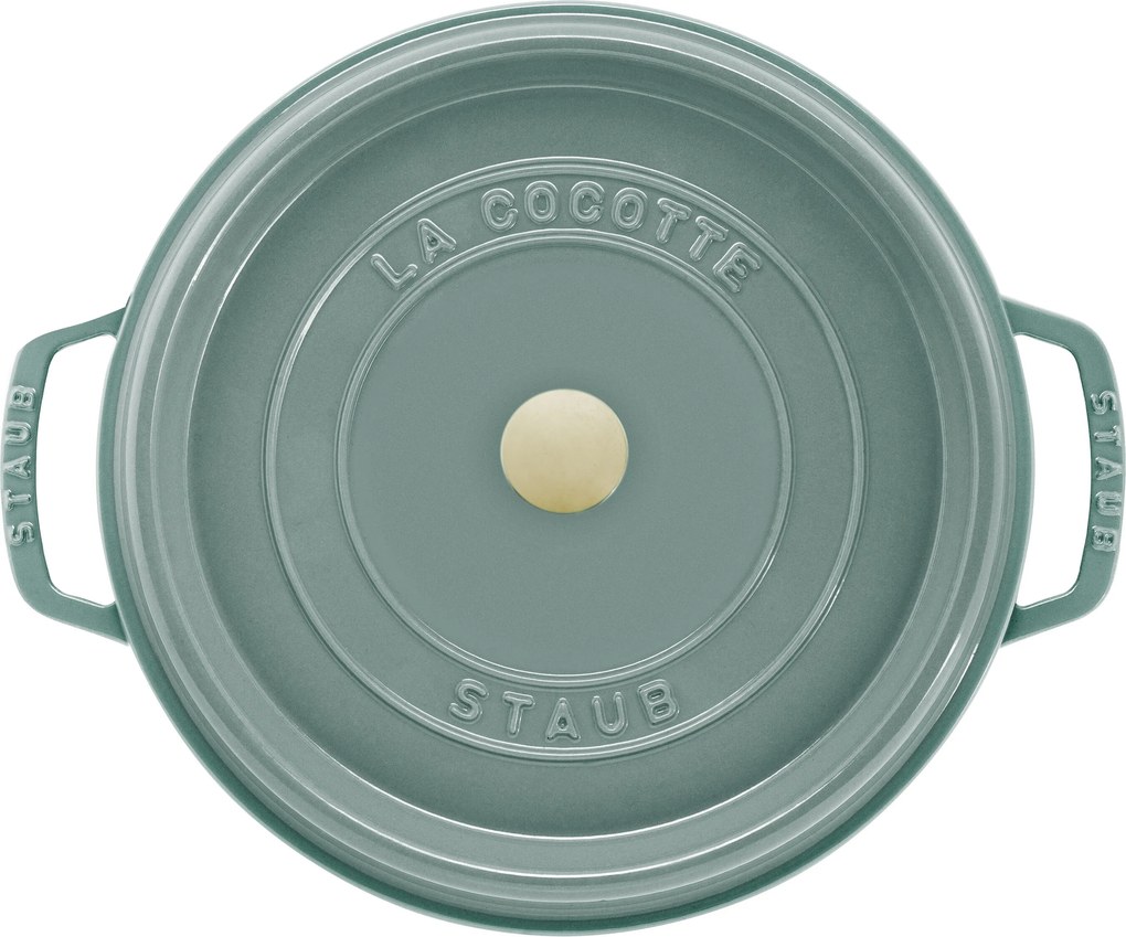 Staub La Cocotte Cocotte 24 cm / 3,7 l, Rond, eucalyptus - La Cocotte - Staub