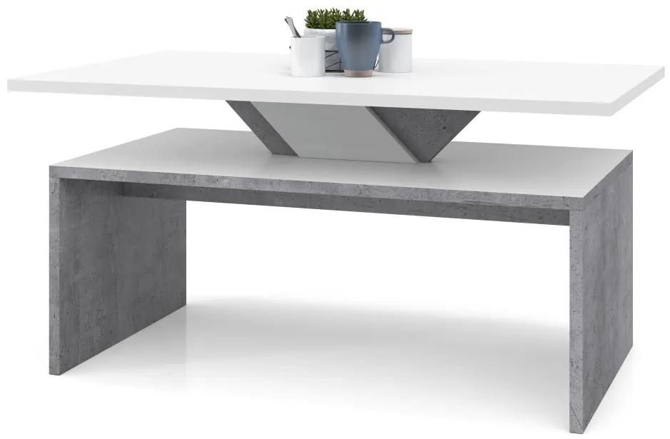 SISI wit / beton, salontafel
