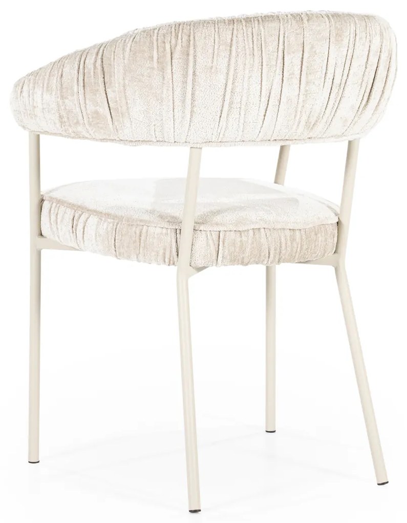 Eleonora Lizzy Eetkamerstoel Klassiek Design Beige