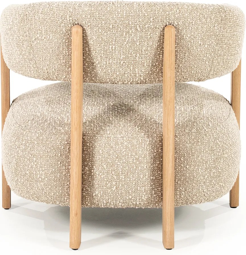 Armleuningstoel Boucle Taupe