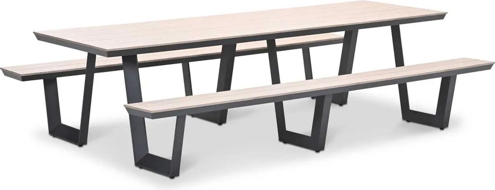Garden Impressions Sarria picknick set 280 x 178 - donker grijs