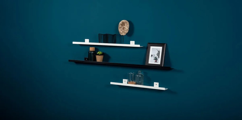 Haceka Duraline fotoplank zwart staal 60x5x9cm