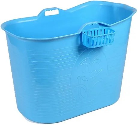 Zitbad Vrijstaand Bucket Ovaal 63x92x51cm Polypropyleen Blauw