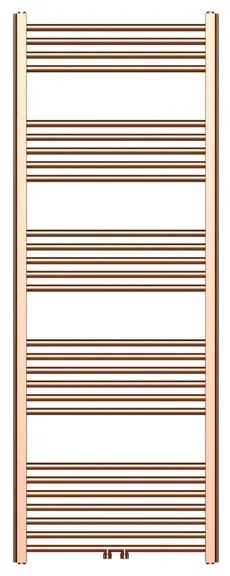 Belrad Handdoekradiator - middenaansluiting - 1600X600mm - 557Watt - Copper BWCO1600600