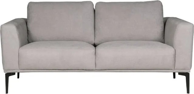 2 zitsbank - Tulp - stof Sorro lichtgrijs 90