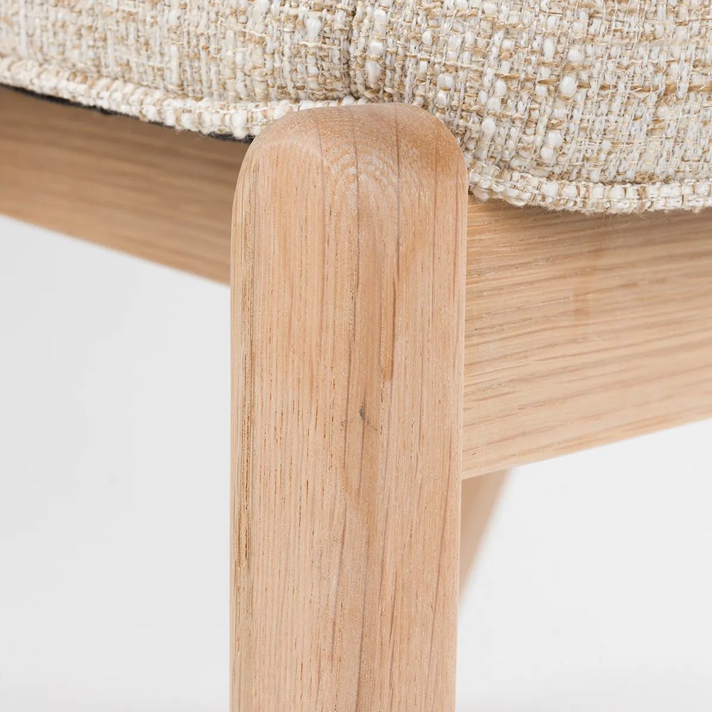 Zuiver Bright Design Eetkamerstoel Eiken Beige