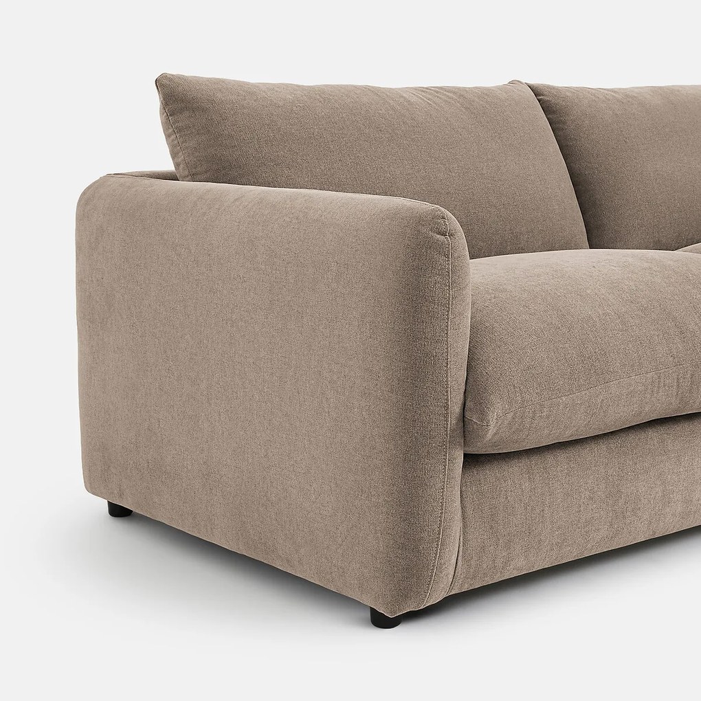 2-, 3- of 4-zits rechte bank in gemêleerd polyester, YDE