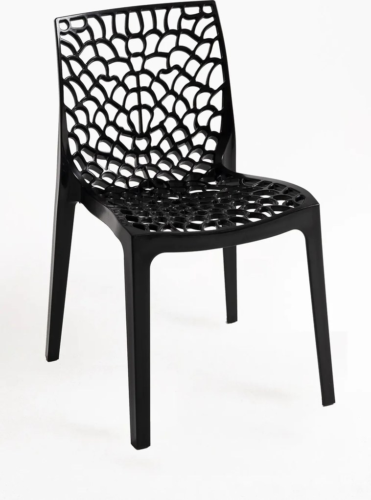 Set 4 Root Stoelen