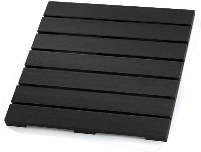 Terrastegel composiet 50 x 50 cm antraciet FSC (24 mm) massief