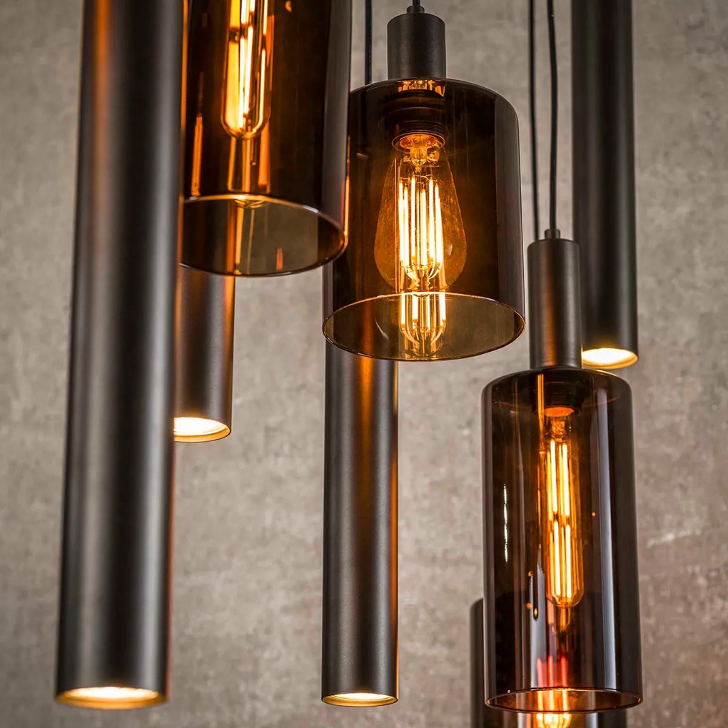 Hanglamp Met Cilindervormige Glazen