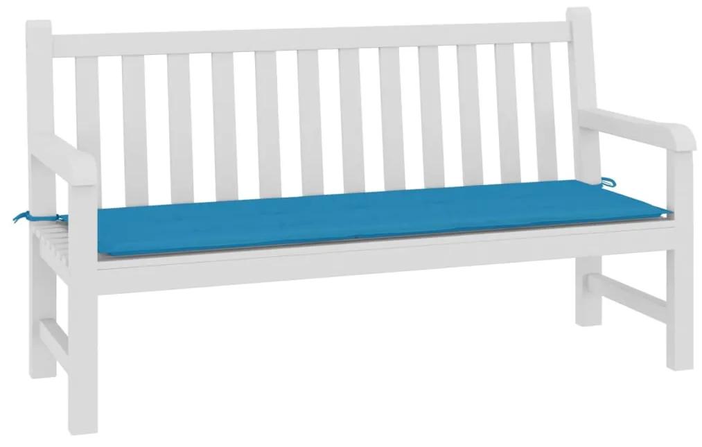 vidaXL Tuinbankkussen 150x50x3 cm blauw