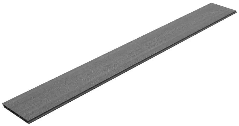 vidaXL Vervangende schuttingplanken 9 st 170 cm HKC grijs